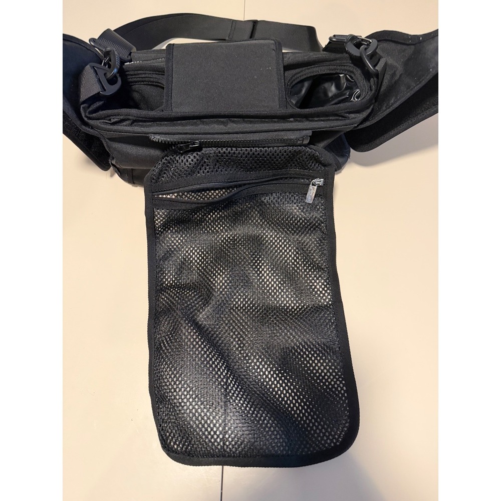 TOPDesign Universal Stroller Organizer Bag with Insulated Cup Holders Black - Picture 5 of 6